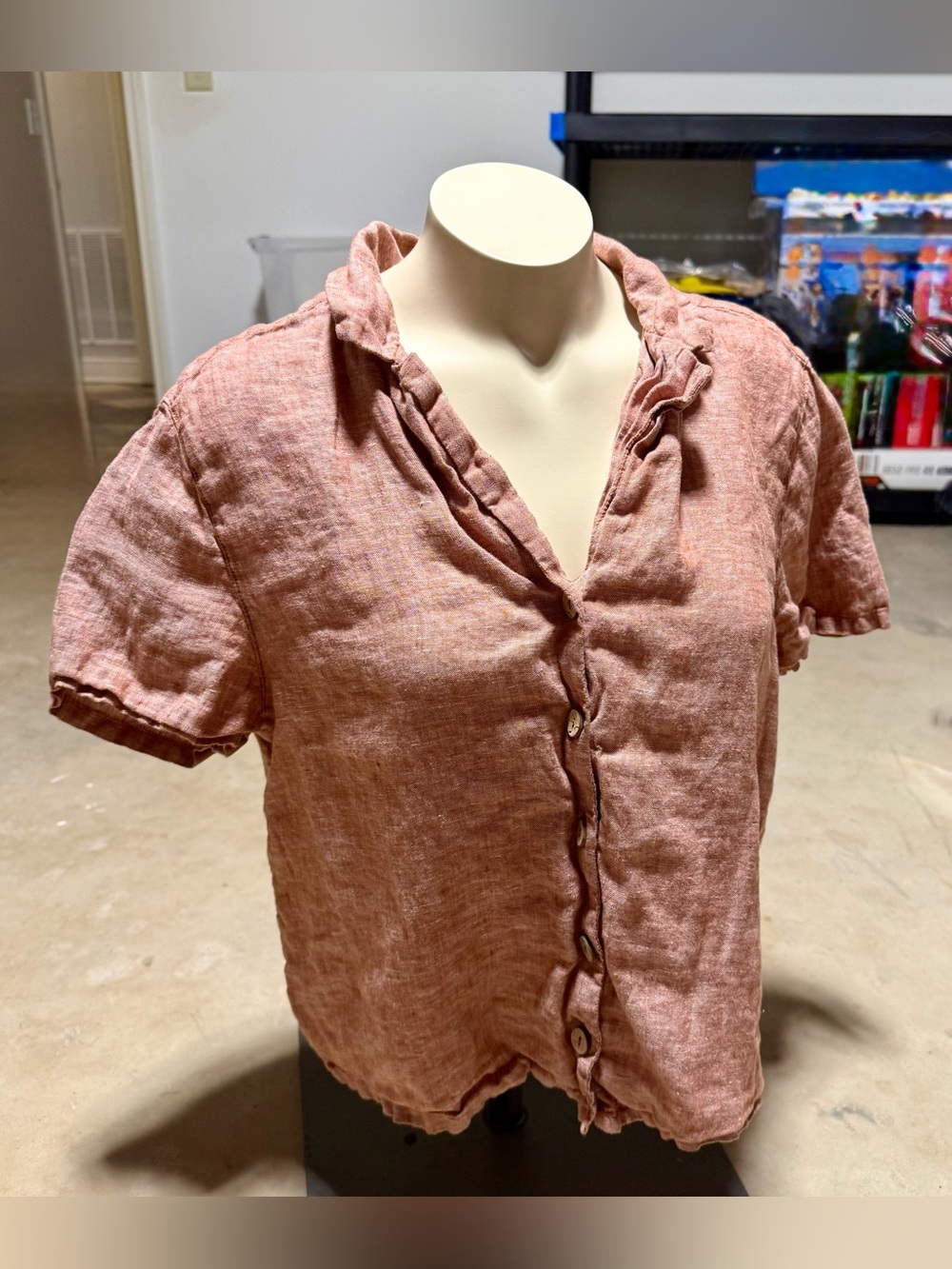 Rachel Zoe 100% Linen Shirt
